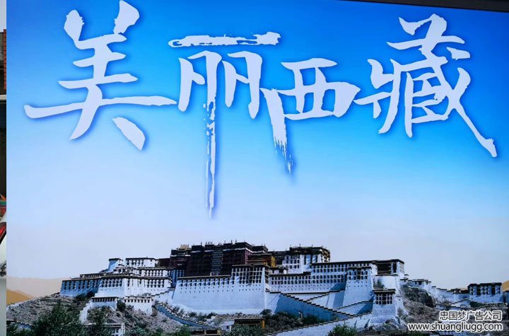 龙泉拉布灯箱制作安装案例图
